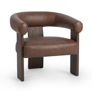 Julina Accent Chair - Rich Cocoa