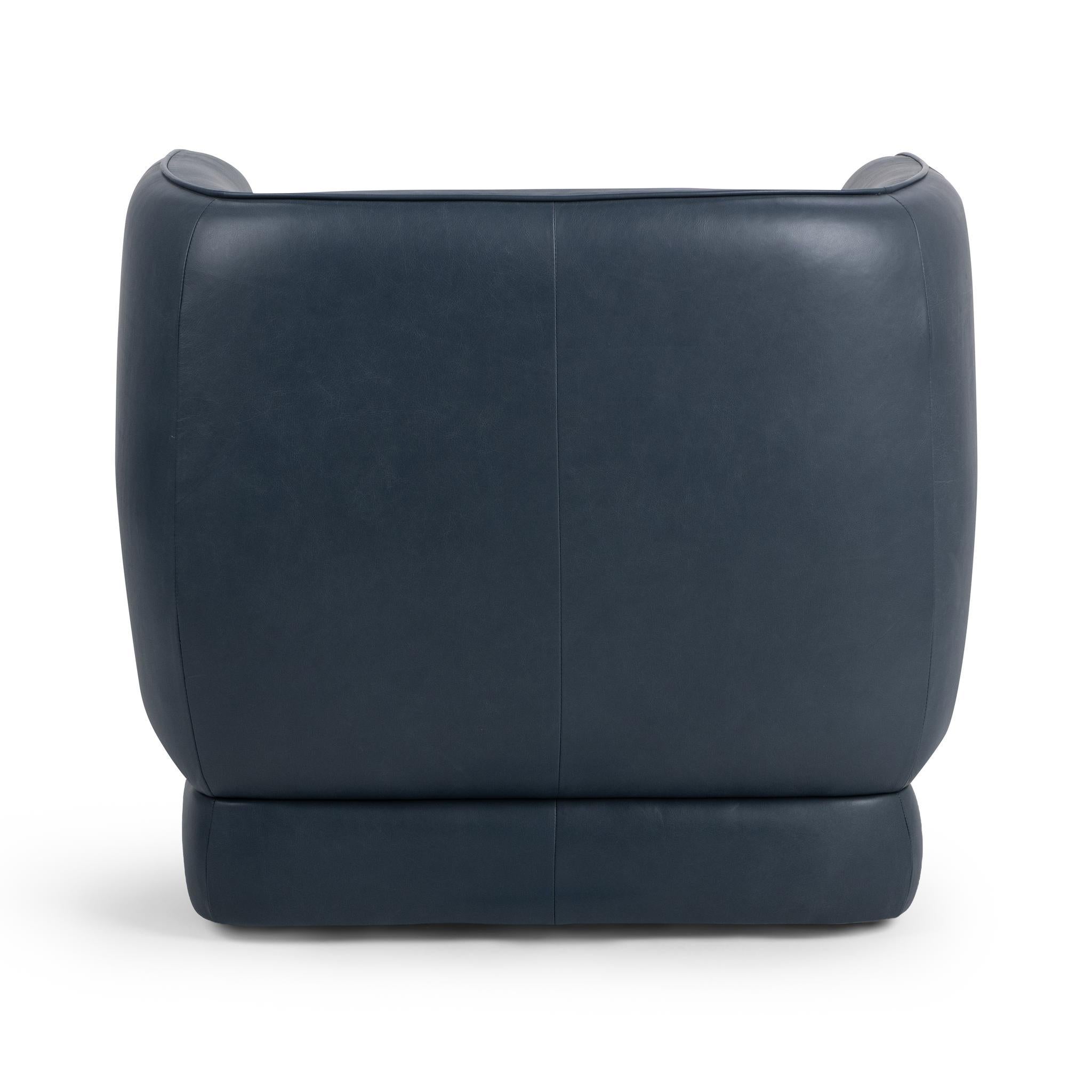 Rinner Swivel Chair - Mystic Blue