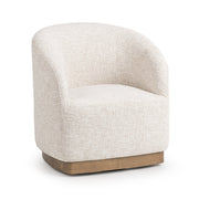 Diah Swivel Accent Chair - Toasted Linen