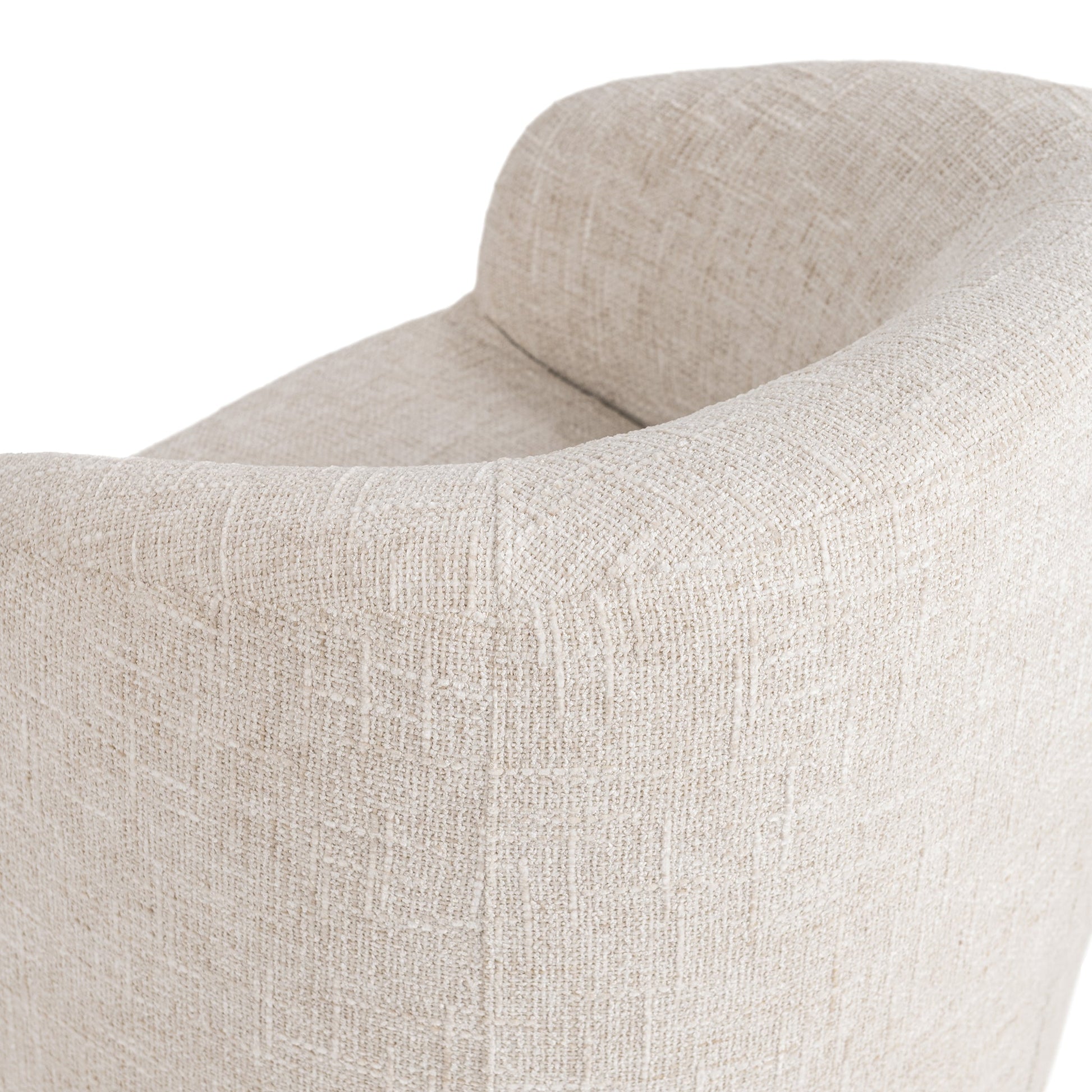 Diah Swivel Accent Chair - Toasted Linen