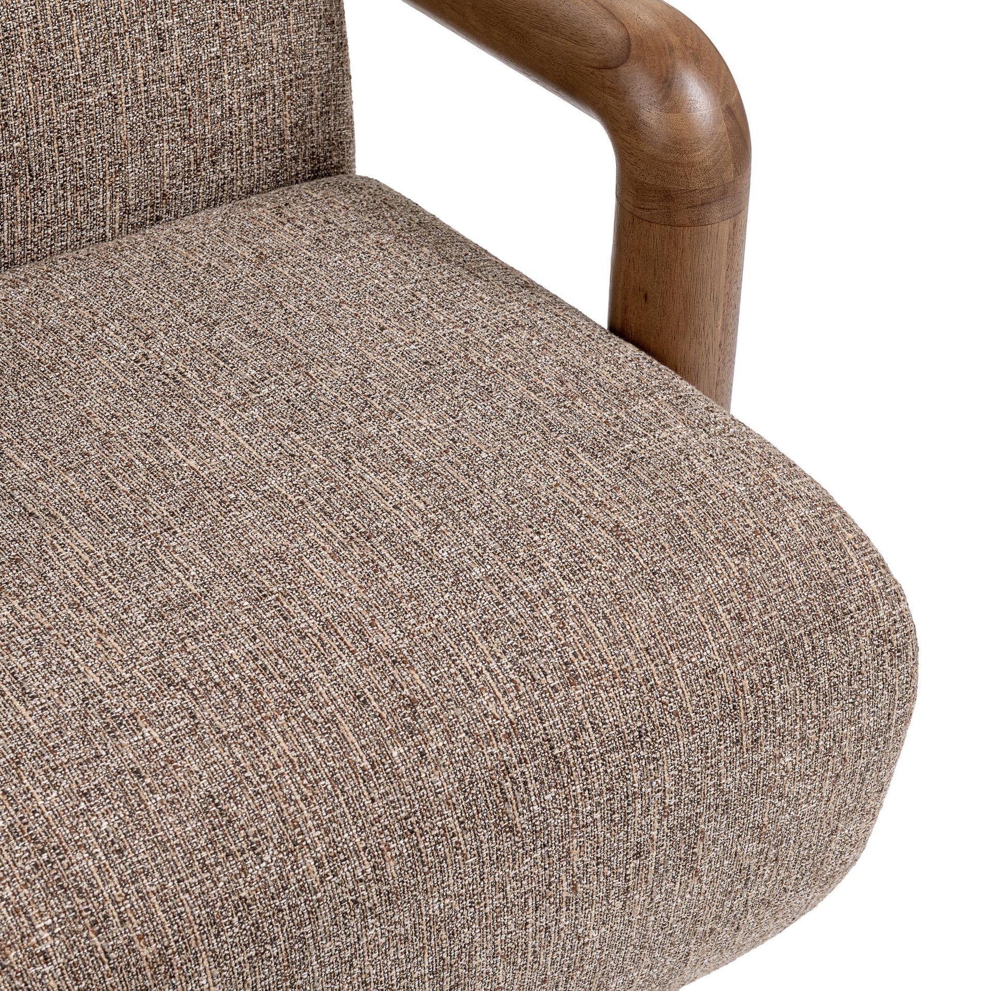 Welson Swivel Accent Chair - Warm Mocha