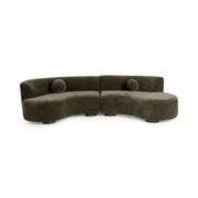Octavia 2 Piece Sectional - Olive Moss