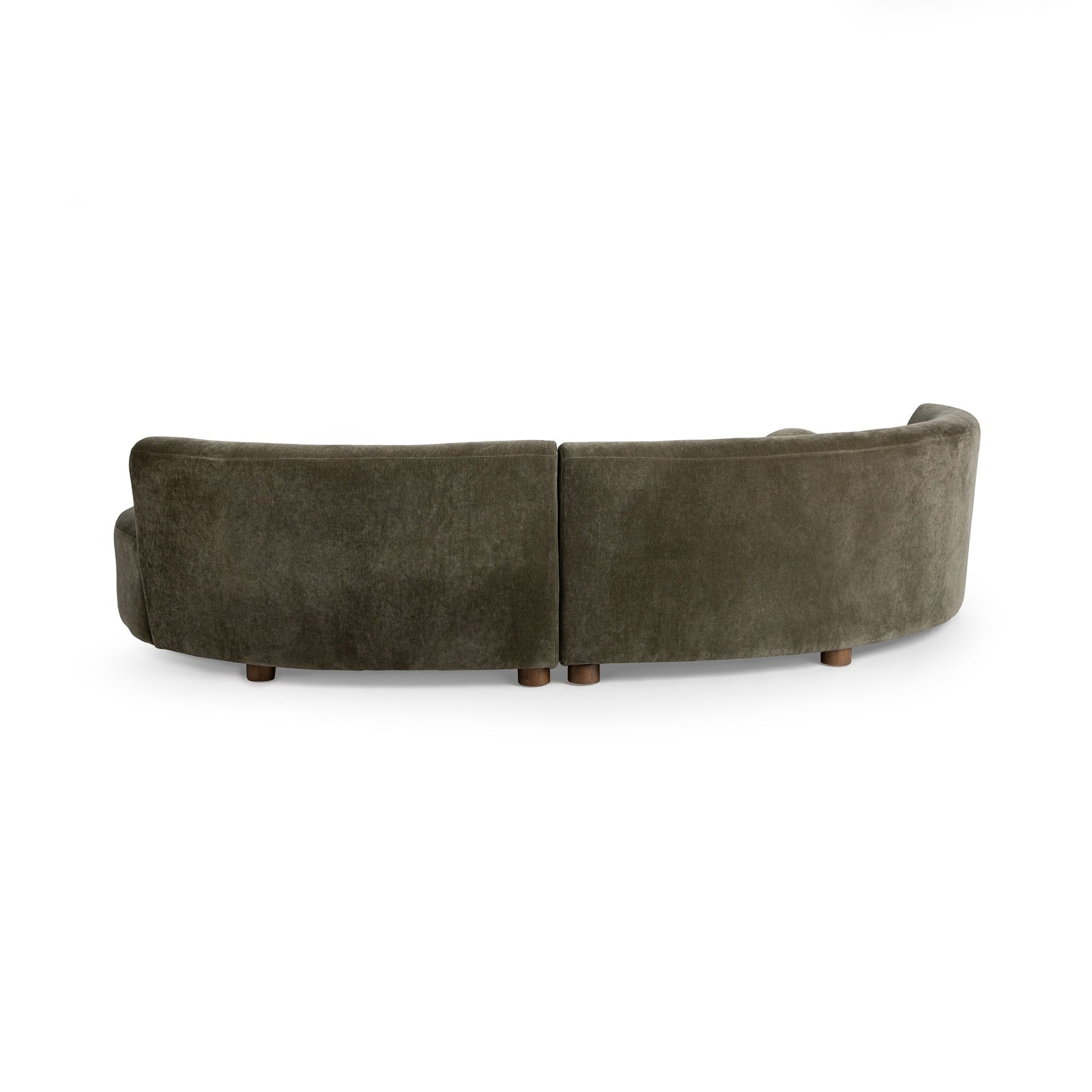 Octavia 2 Piece Sectional - Olive Moss
