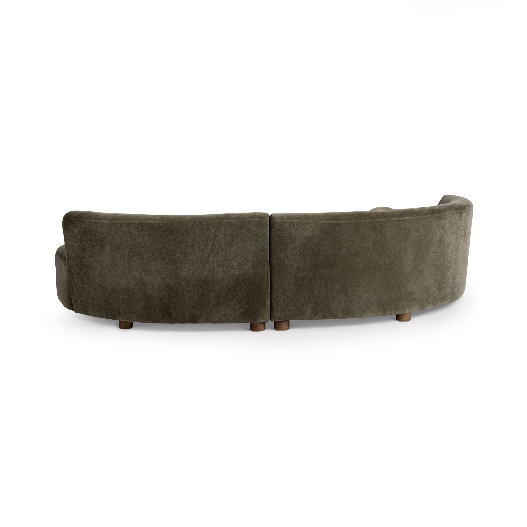 Octavia 2 Piece Sectional - Olive Moss