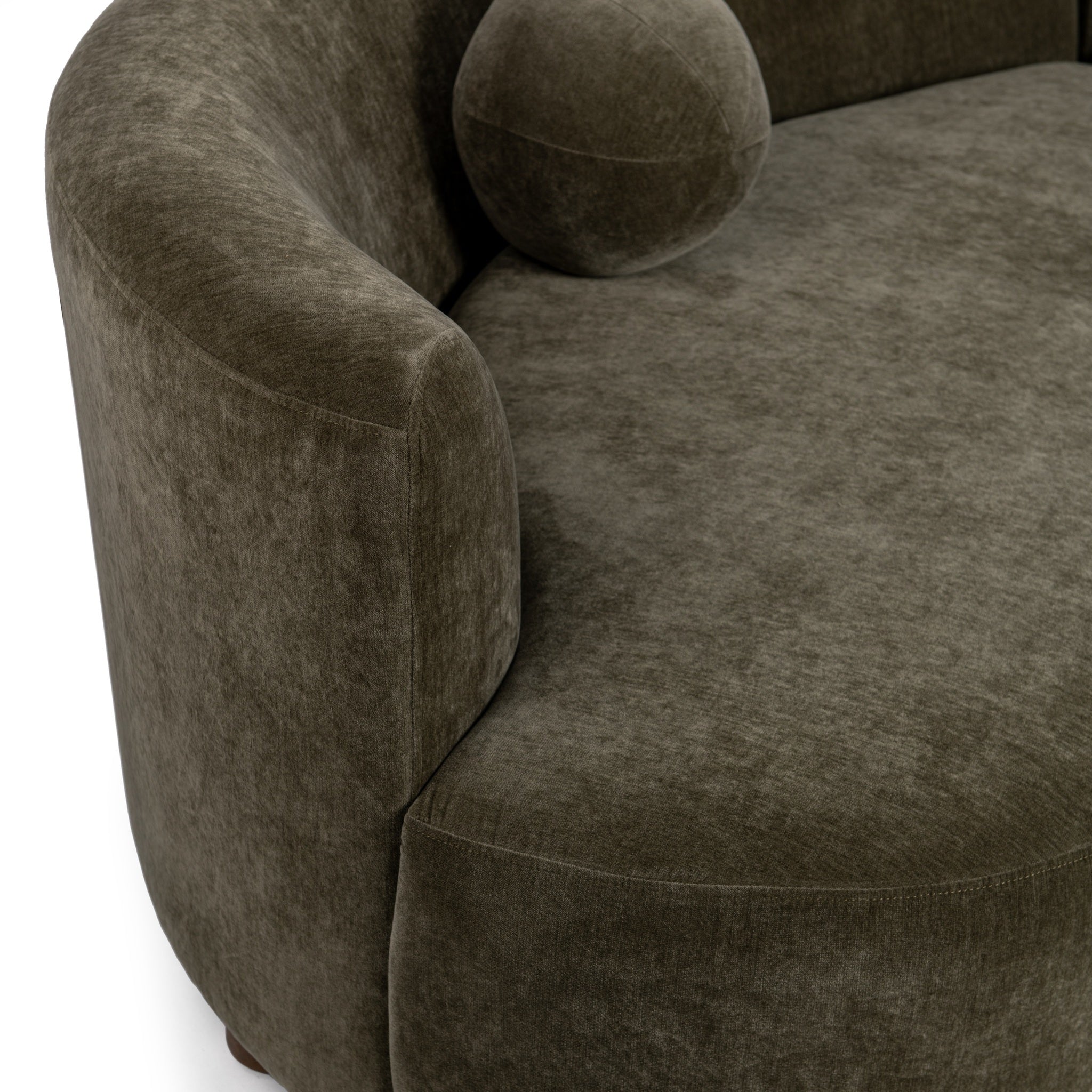 Octavia 2 Piece Sectional - Olive Moss