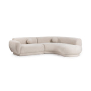 Serena 2 Piece Sectional - Buttercream