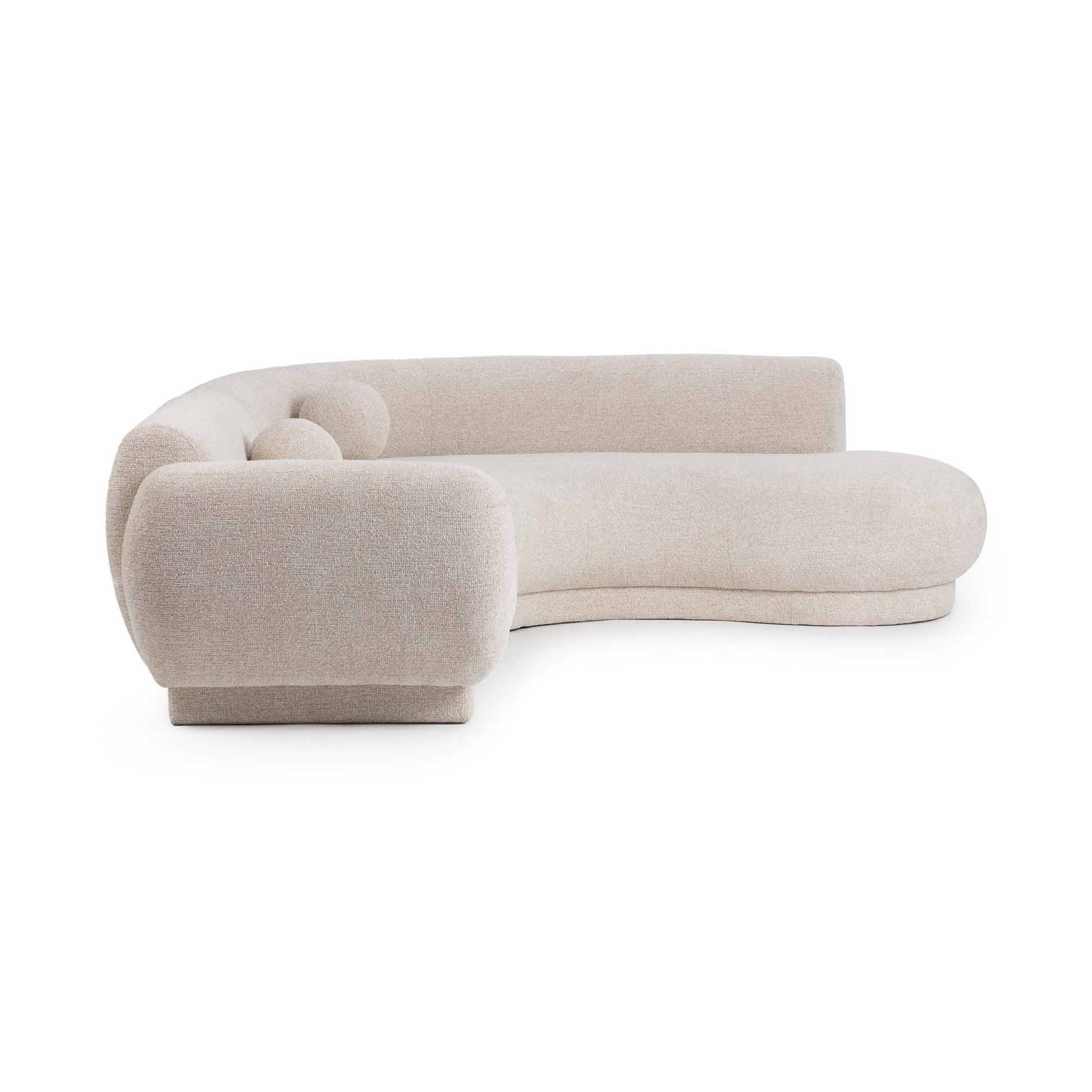 Serena 2 Piece Sectional - Buttercream