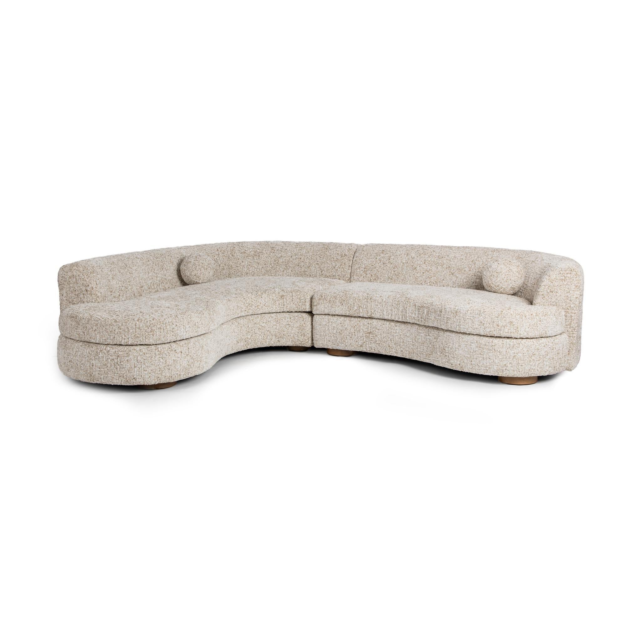 Concord 2 Piece Sectional - Frosty Oat