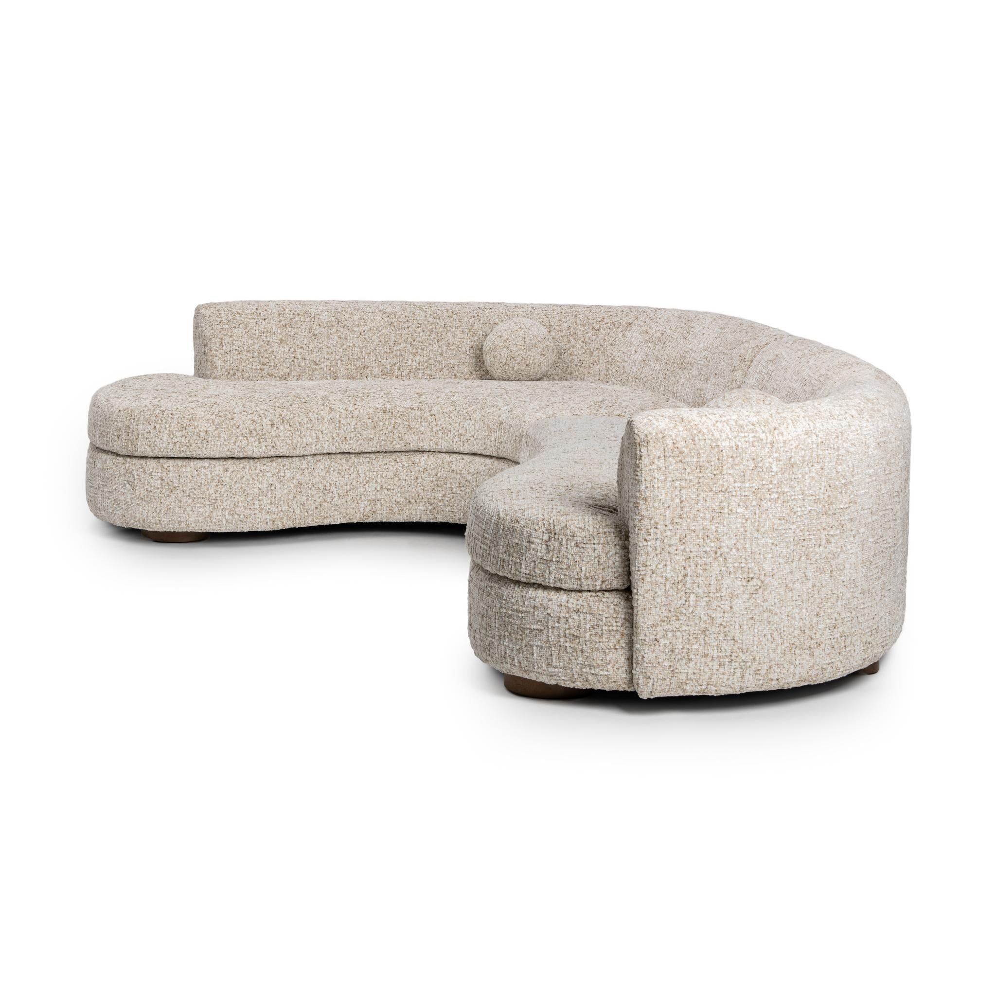Concord 2 Piece Sectional - Frosty Oat