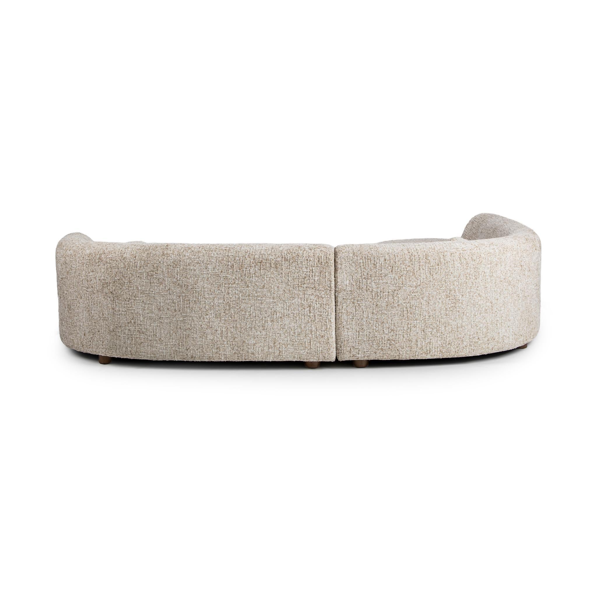 Concord 2 Piece Sectional - Frosty Oat