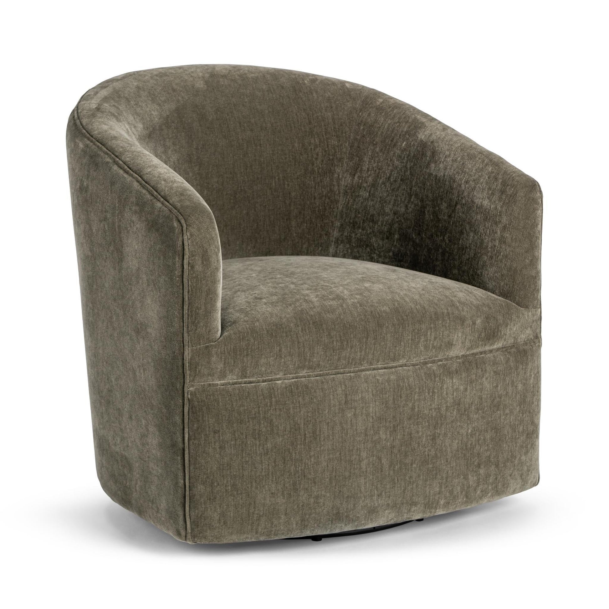 Valencia Swivel Accent Chair - Olive Moss