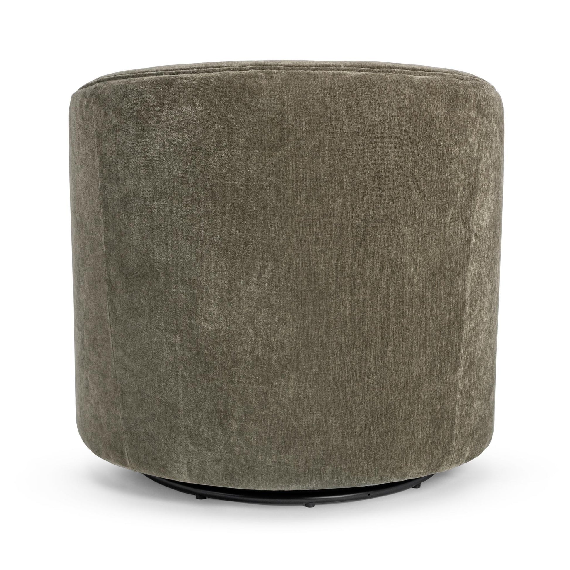 Valencia Swivel Accent Chair - Olive Moss