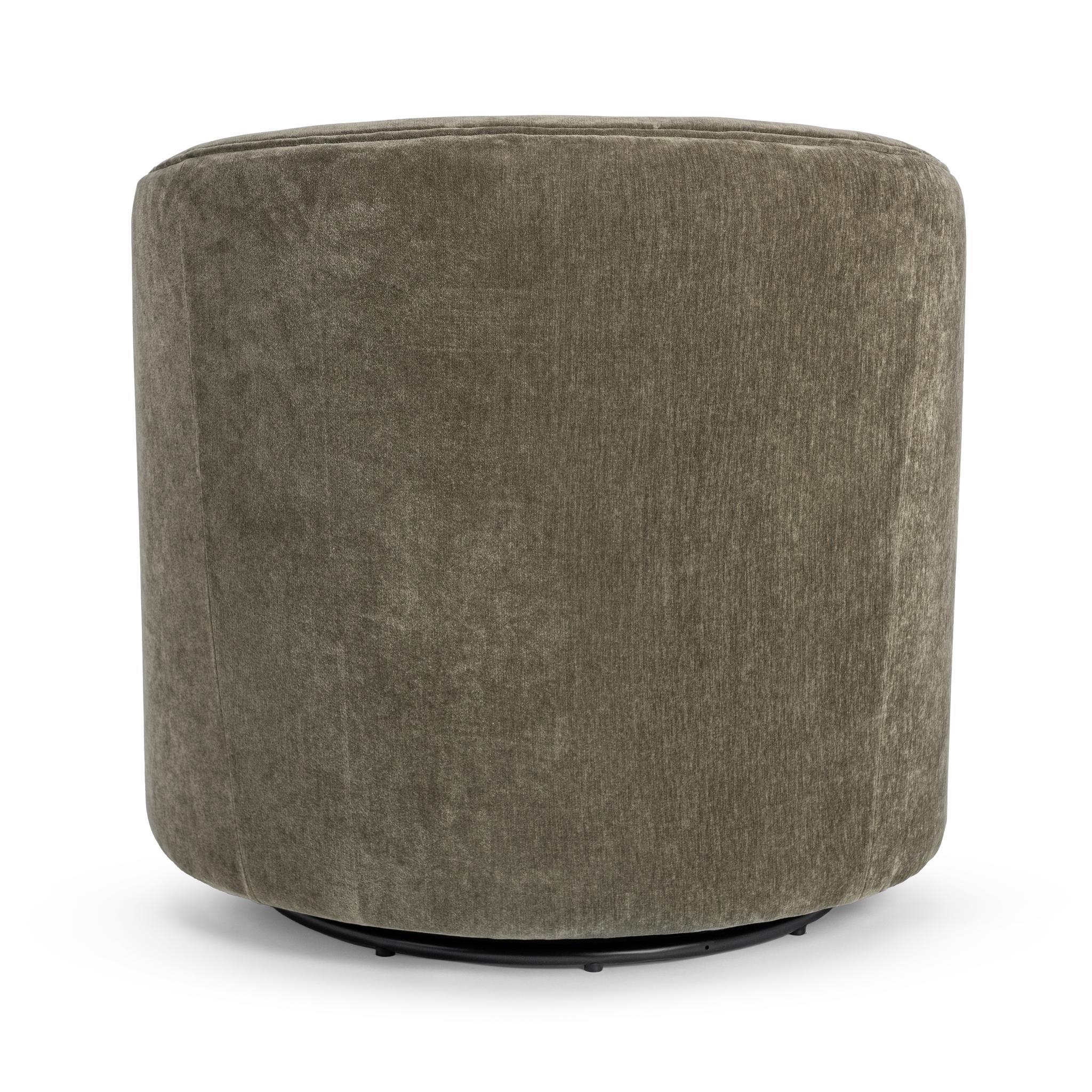 Valencia Swivel Accent Chair - Olive Moss