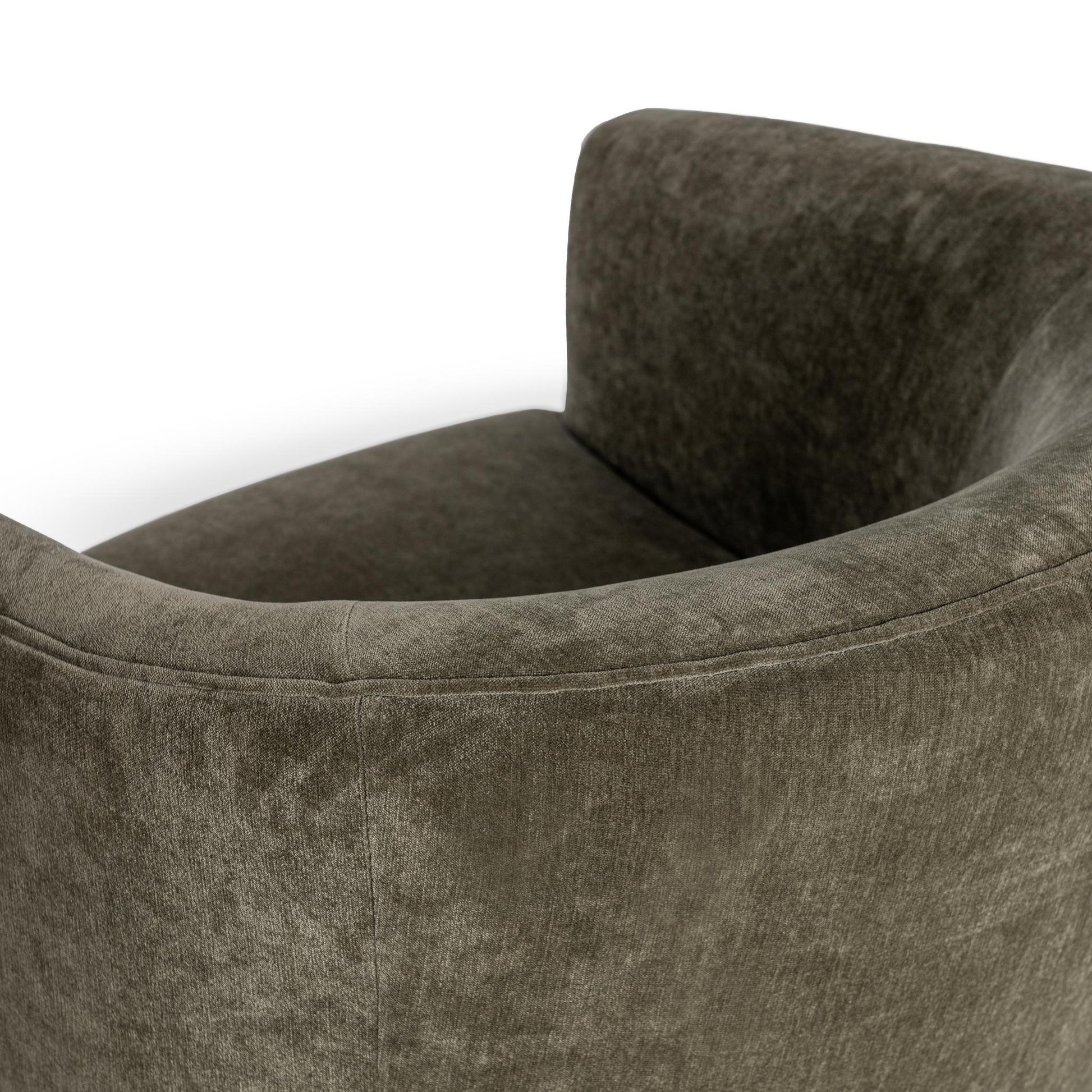 Valencia Swivel Accent Chair - Olive Moss