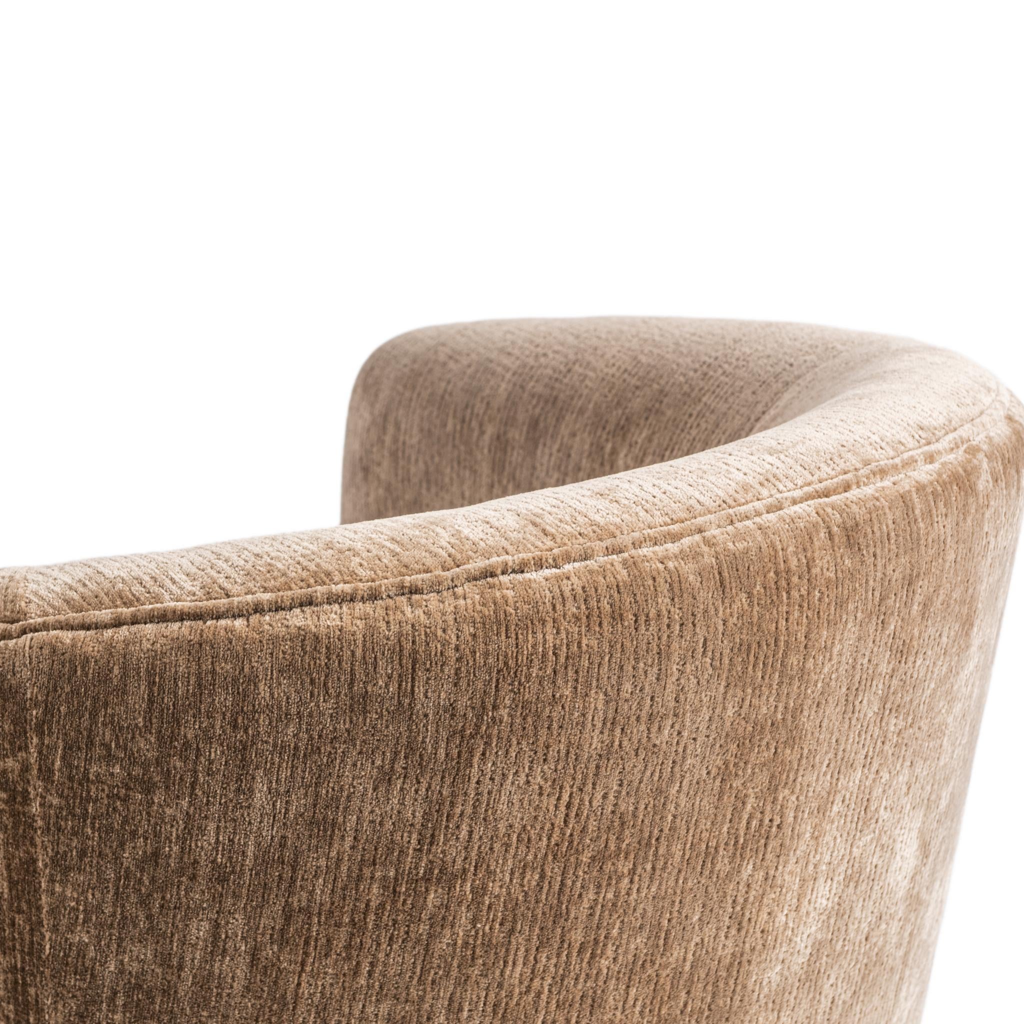 Valencia Swivel Accent Chair - Walnut Heather