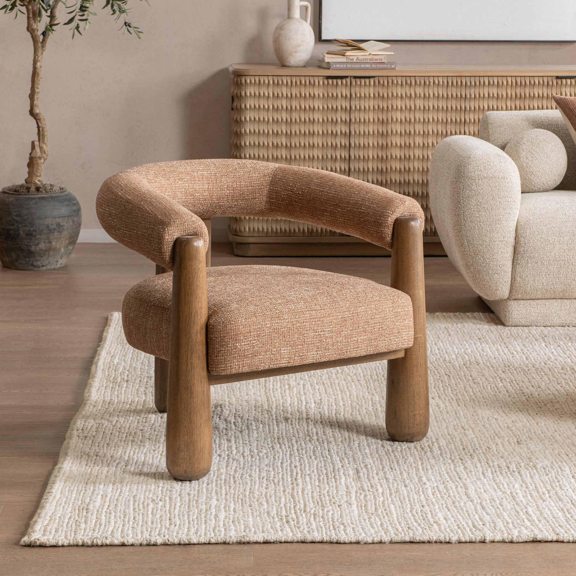Castella Accent Chair - Desert Clay