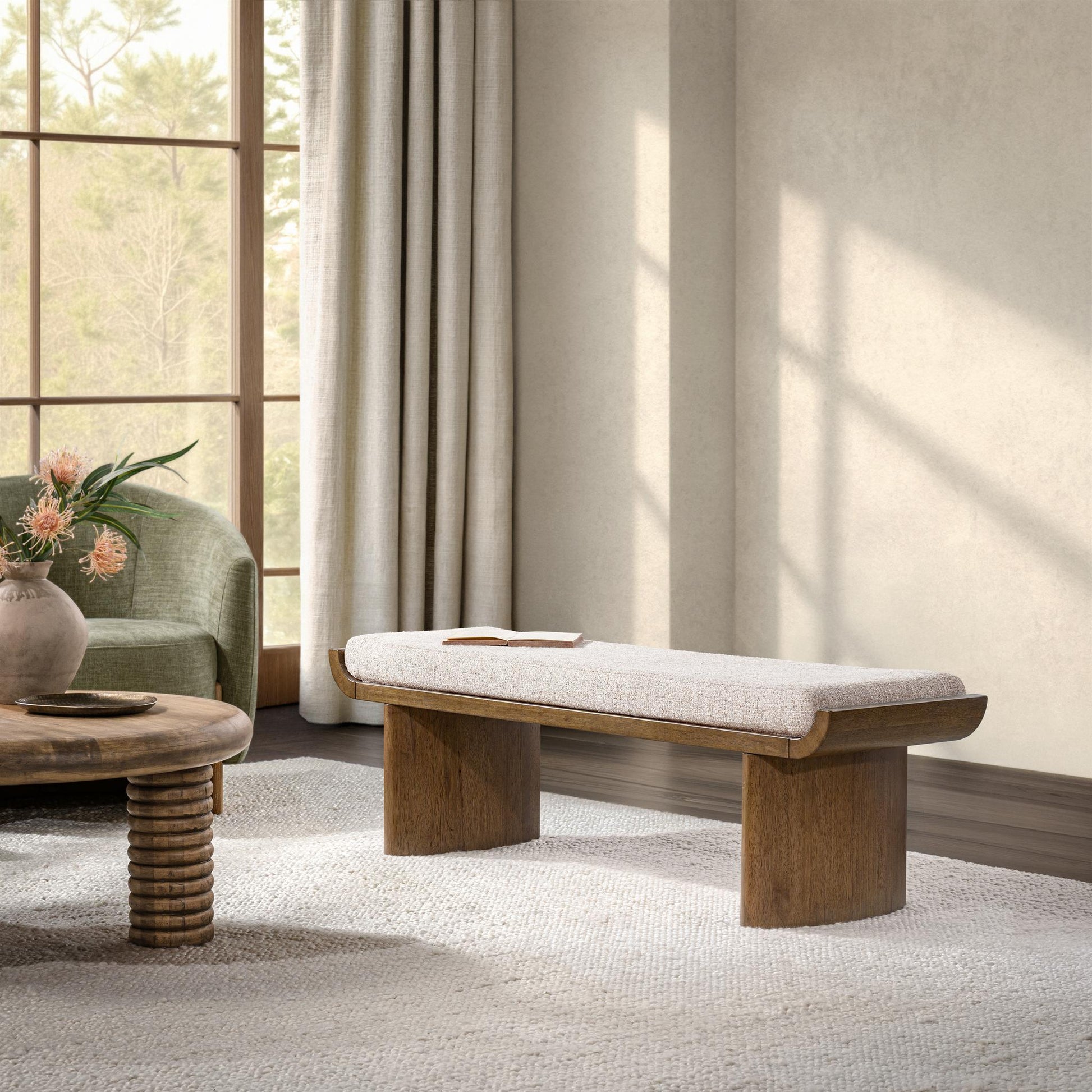 Varena Accent Bench - Latte