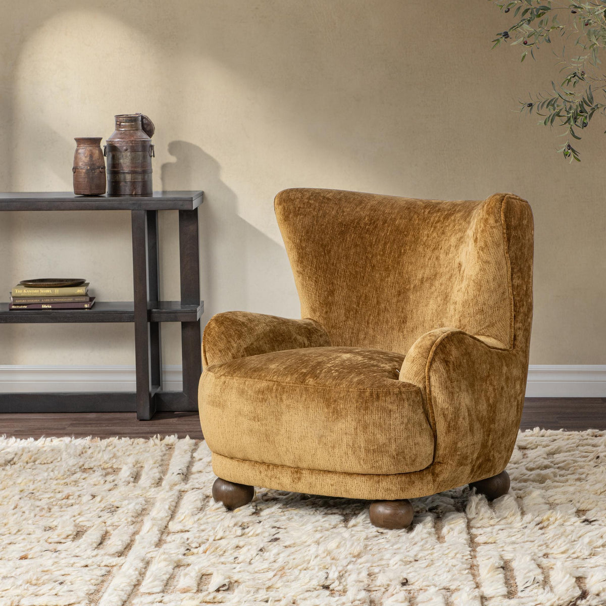 Penelope Accent Chair - Golden Ember by Classic Home - view 7