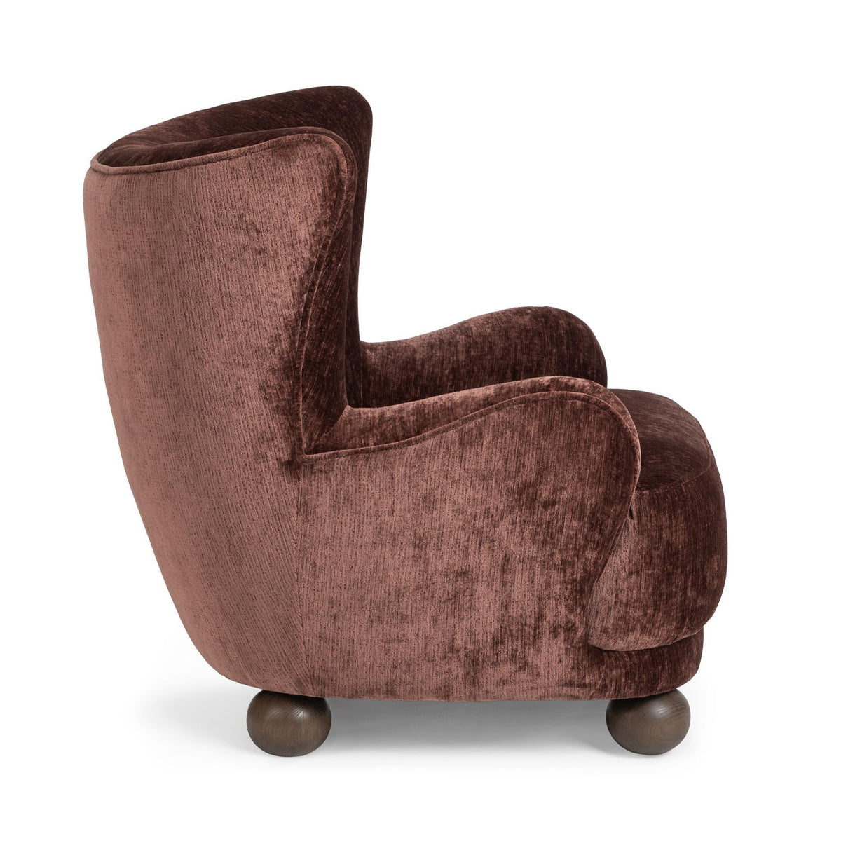 Penelope Accent Chair - Midnight Fig by Classic Home - view 3
