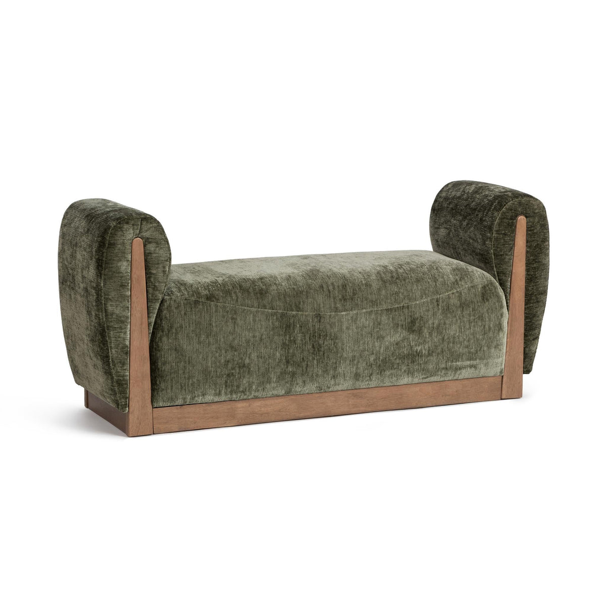 Soraya Accent Bench - Alpine Green / 61" by Classic Home - view 2