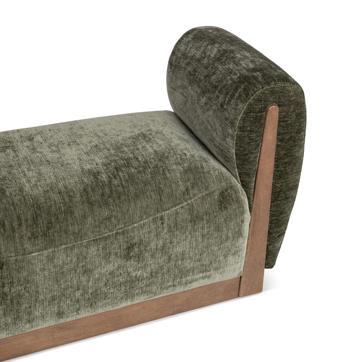 Soraya Accent Bench - Alpine Green / 61" by Classic Home - view 4