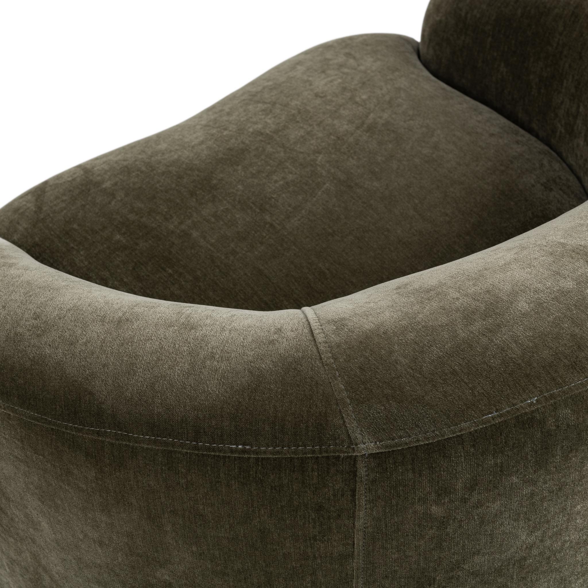 Beverly Swivel Accent Chair - Olive Moss