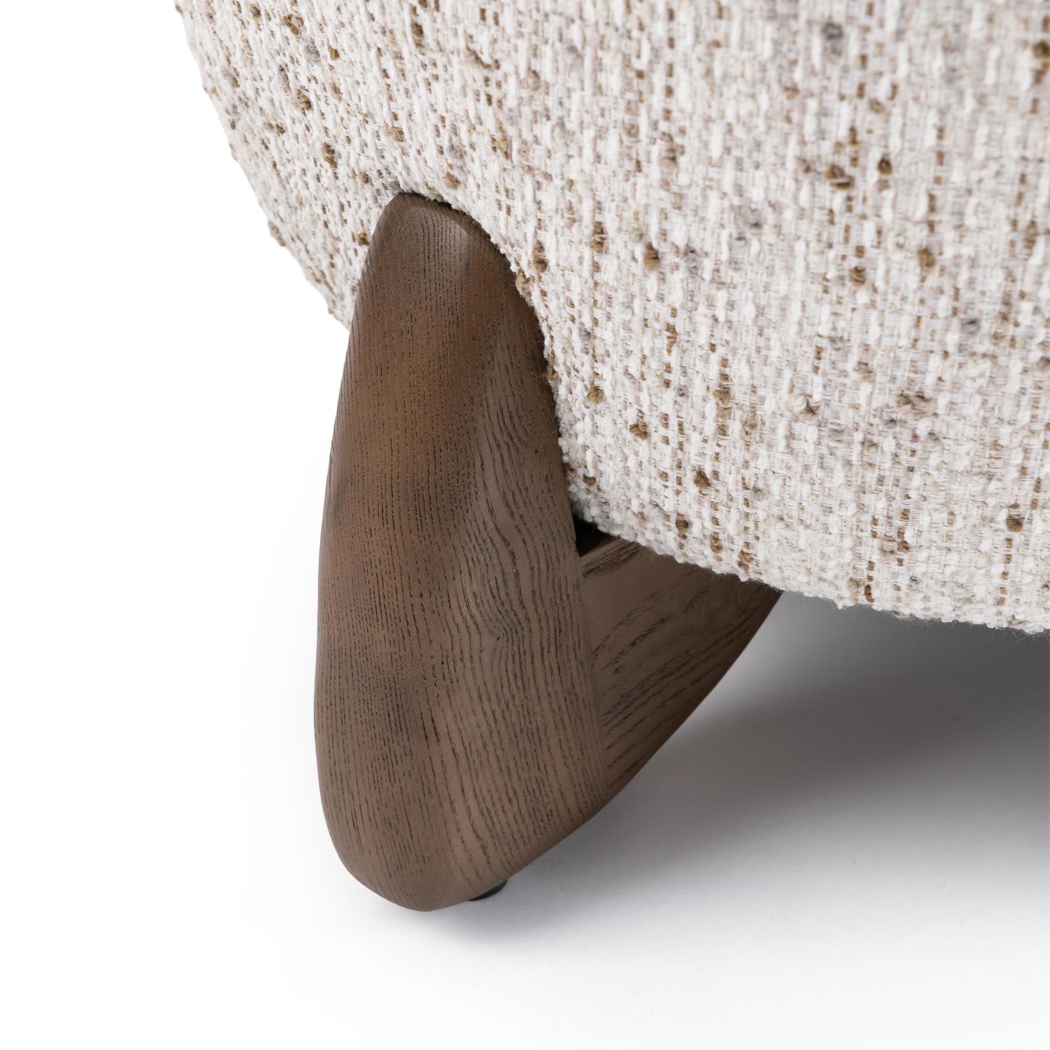 Riya Accent Chair - Canvas Oat