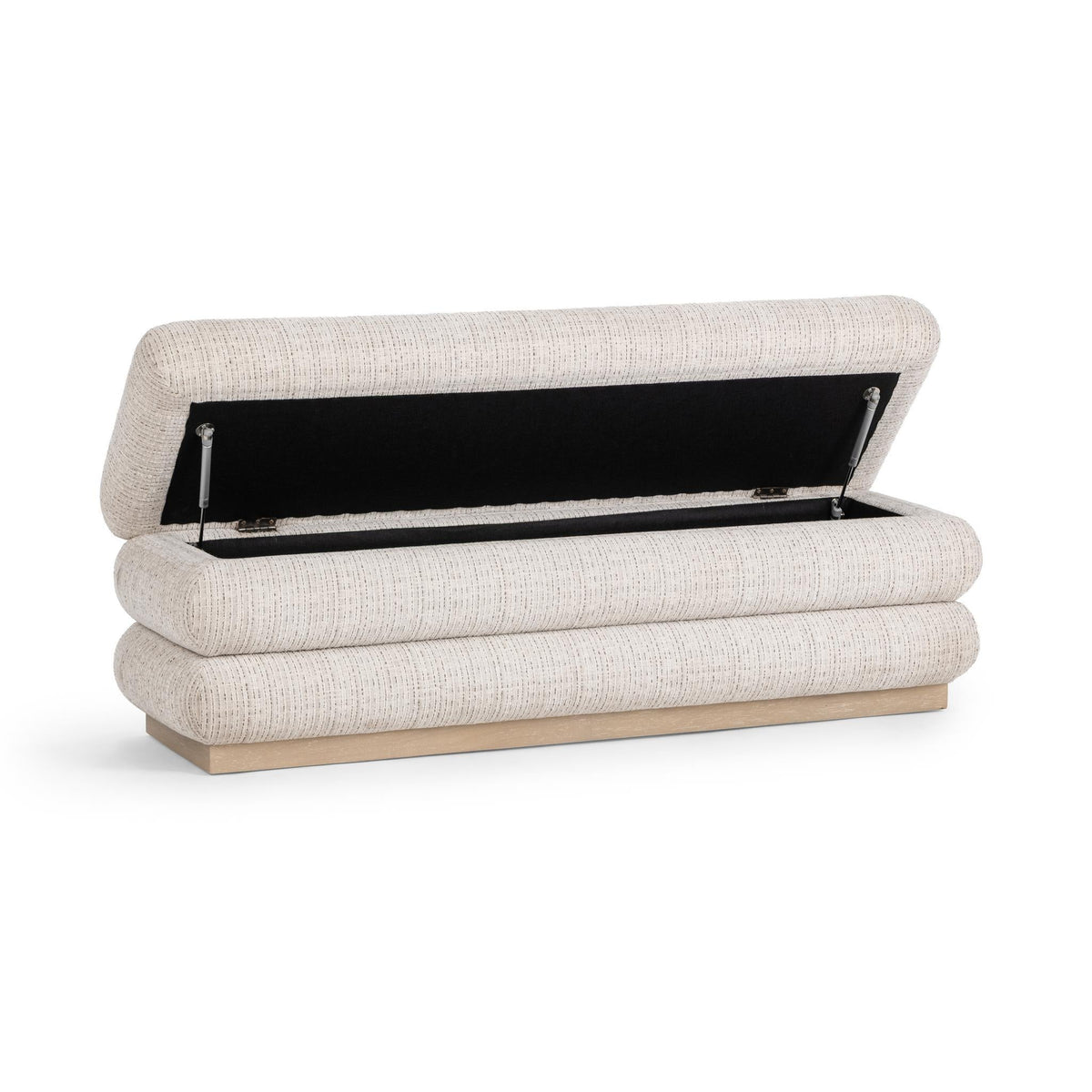 Olina Storage Bench - Warm Flax by Classic Home - view 2