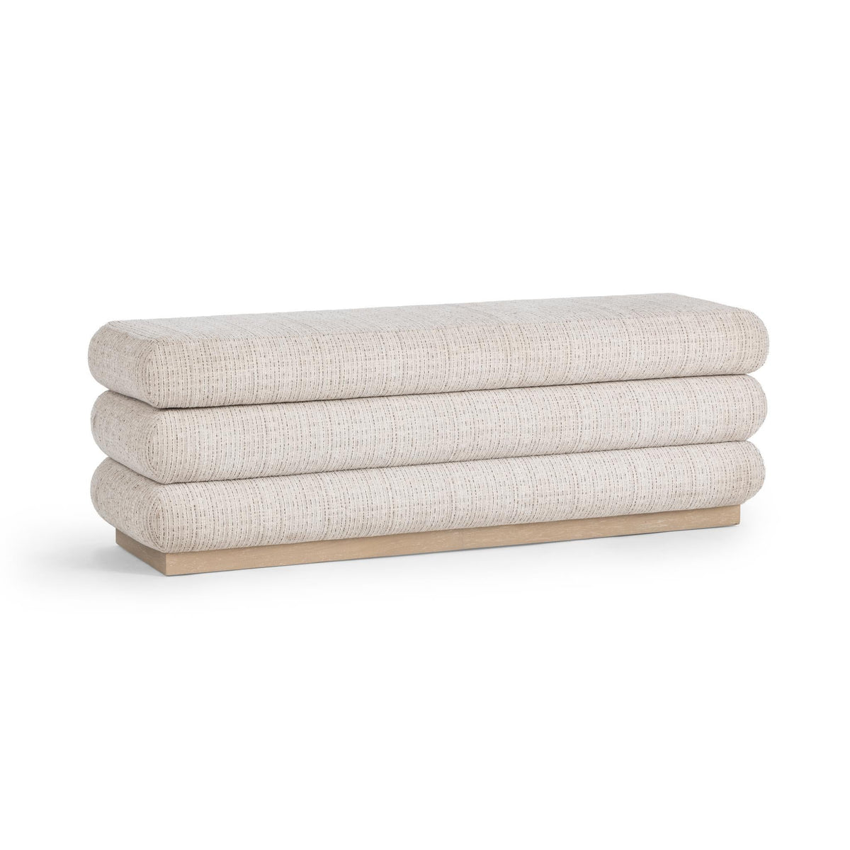 Olina Storage Bench - Warm Flax by Classic Home - view 3