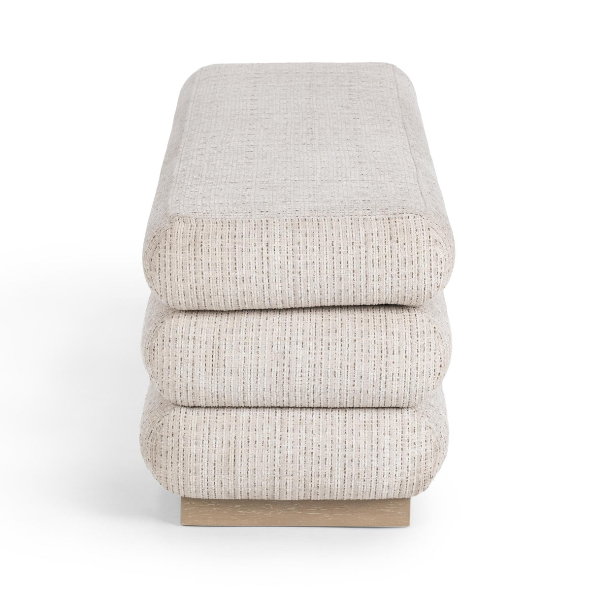 Olina Storage Bench - Warm Flax by Classic Home - view 4