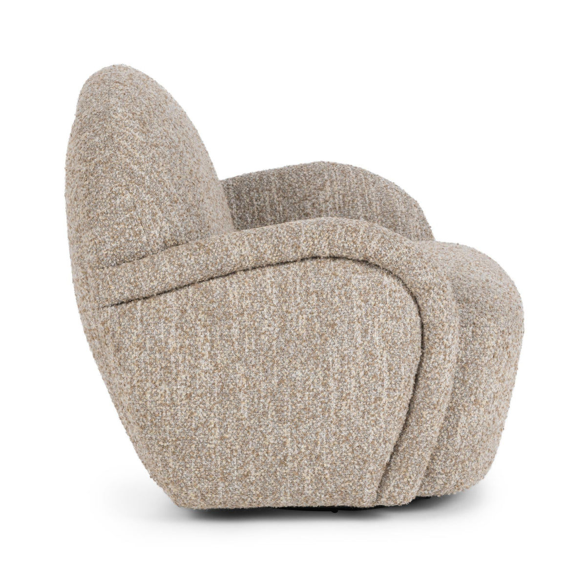 Colima Swivel Chair - Golden Heather by Classic Home - view 3