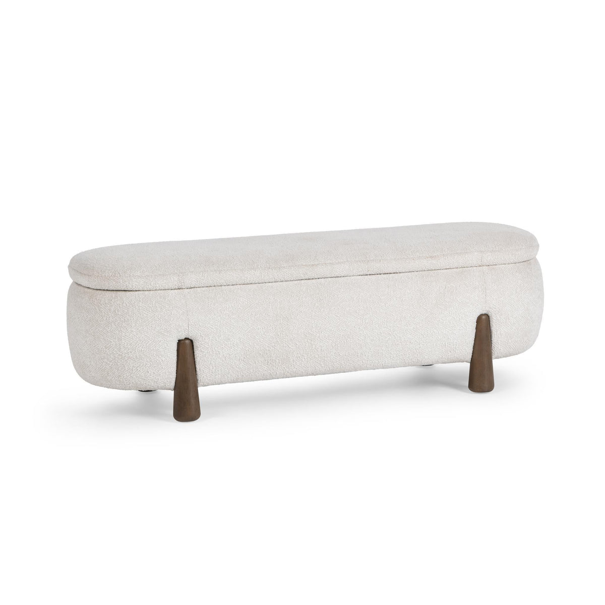 Riva Storage Bench - Winter Weave by Classic Home - view 2