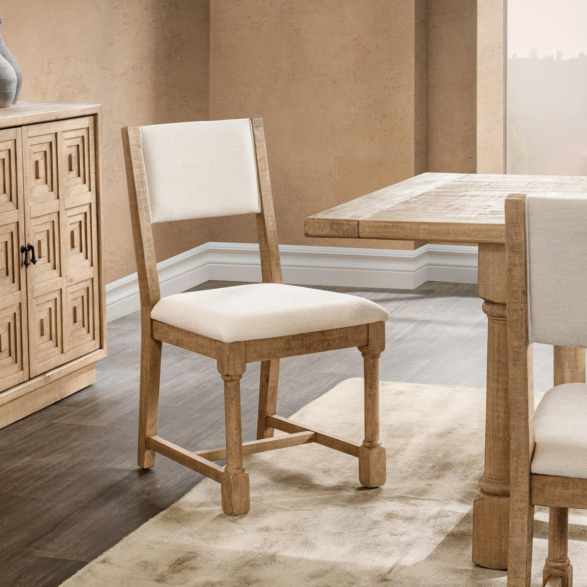 Montclair Dining Chair, Set of 2 - Oat Veil by Classic Home - view 7