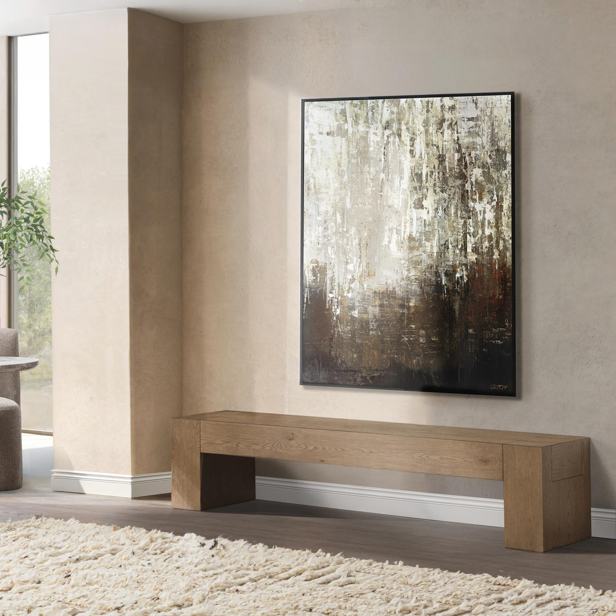 Bristol Accent Bench - Cafe Brown / 82" by Classic Home - view 6
