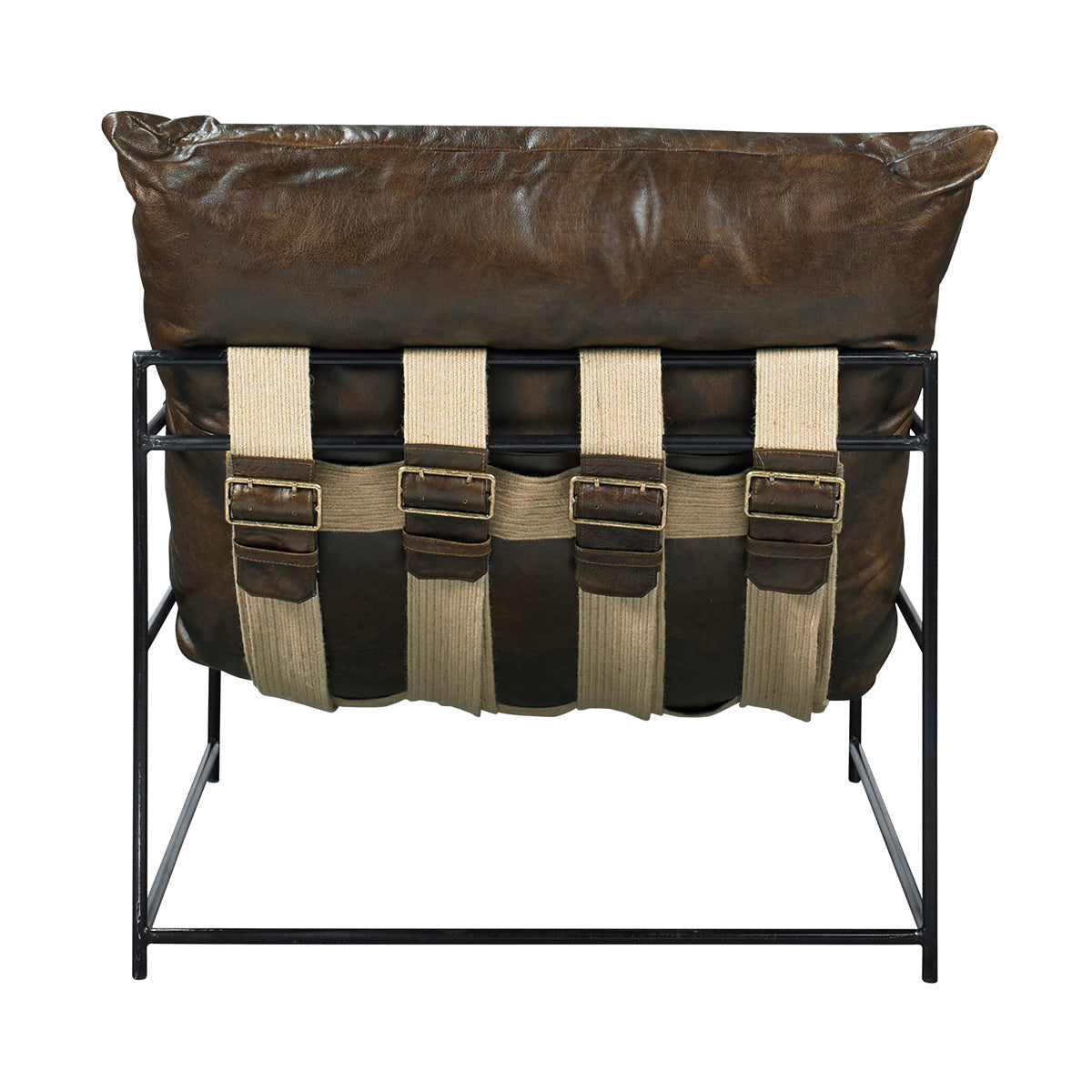 Palermo Leather Accent Chair - Chestnut