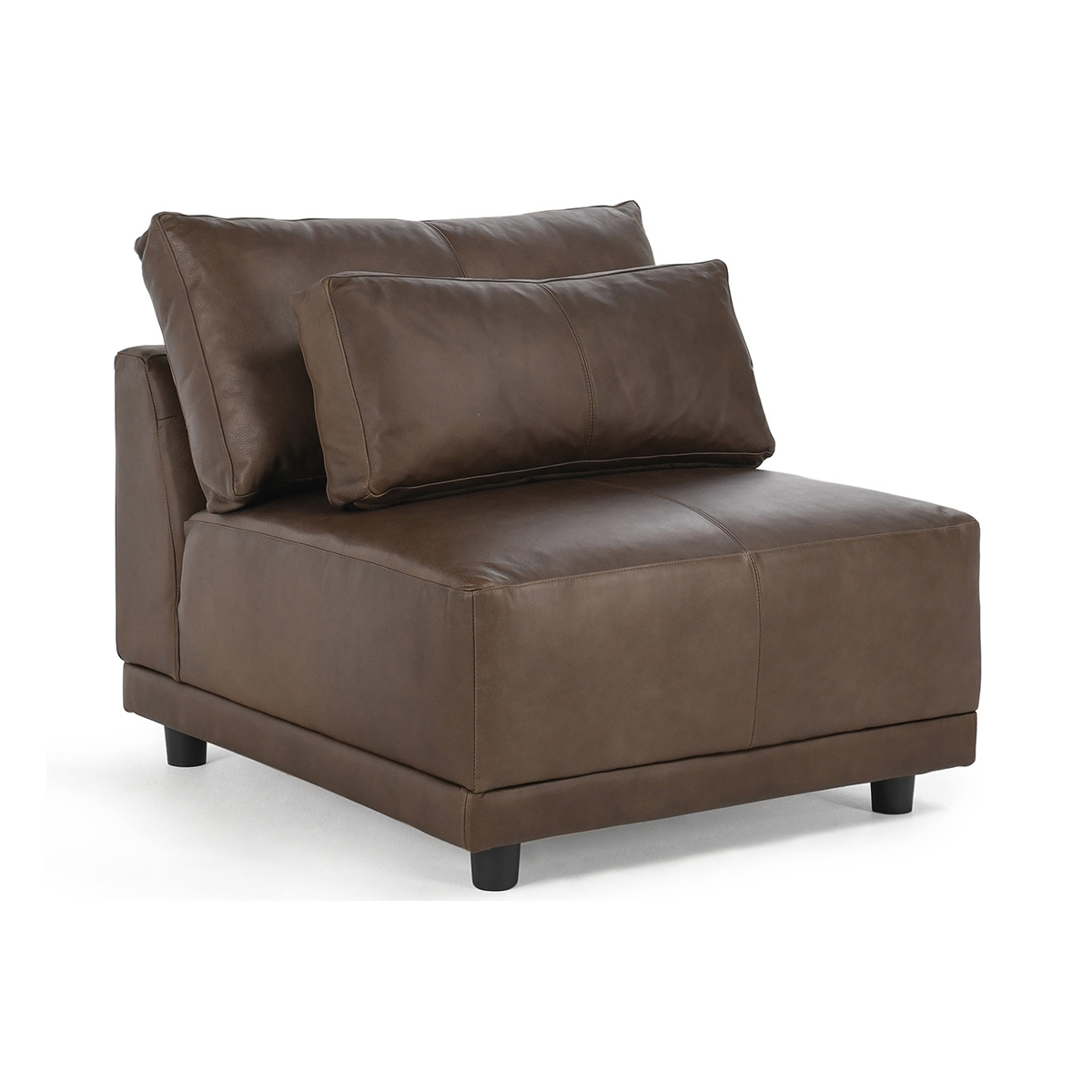 Hauser Leather Sectional w/RAF Chaise