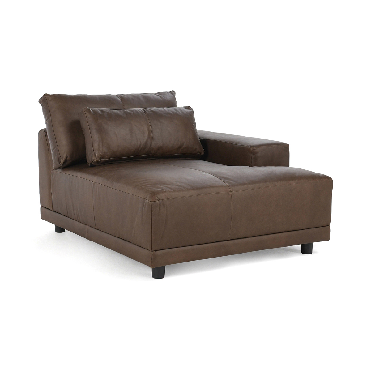 Hauser Leather Sectional w/RAF Chaise