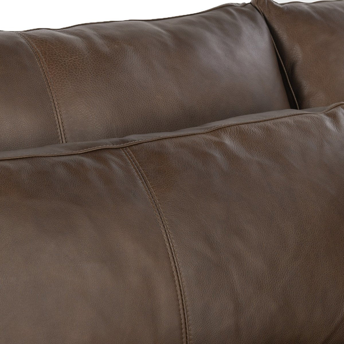 Hauser Leather Sectional w/RAF Chaise
