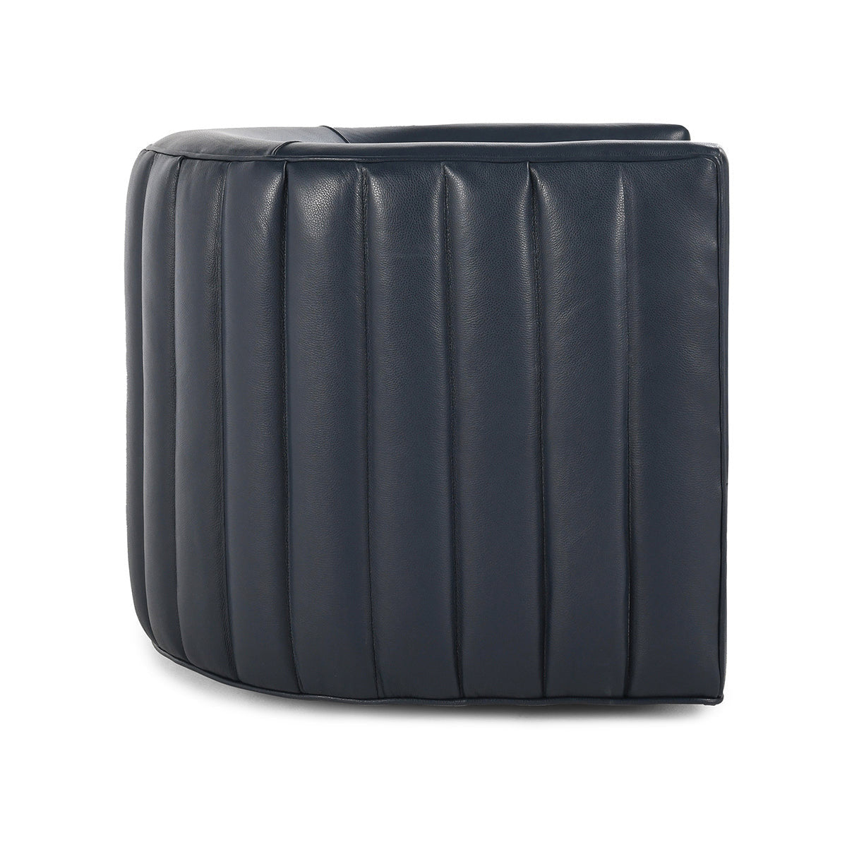 Menard Leather Accent Chair - Nightfall Blue
