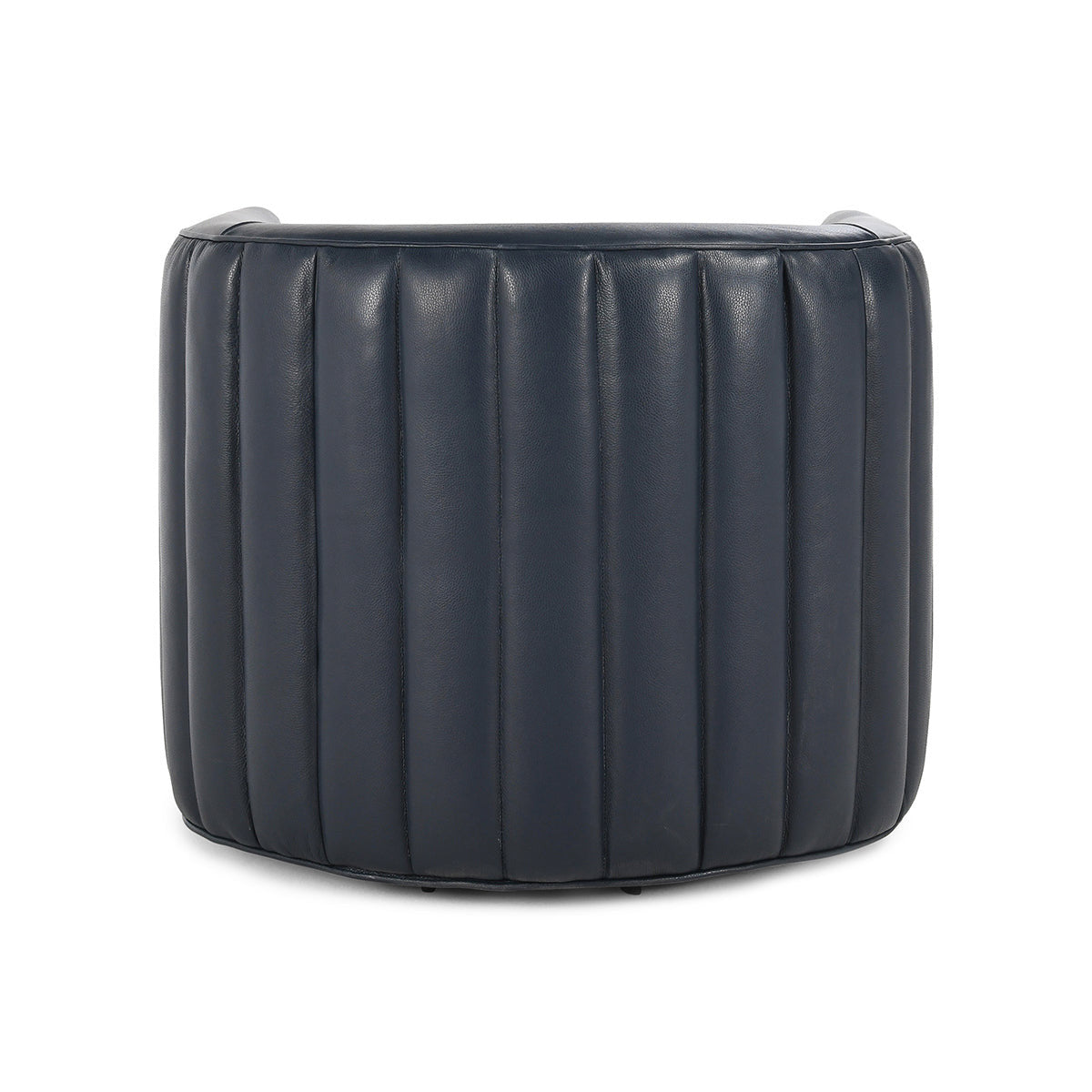 Menard Leather Accent Chair - Nightfall Blue