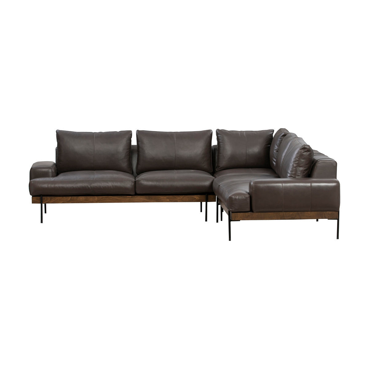 Largo Leather Sectional Sofa
