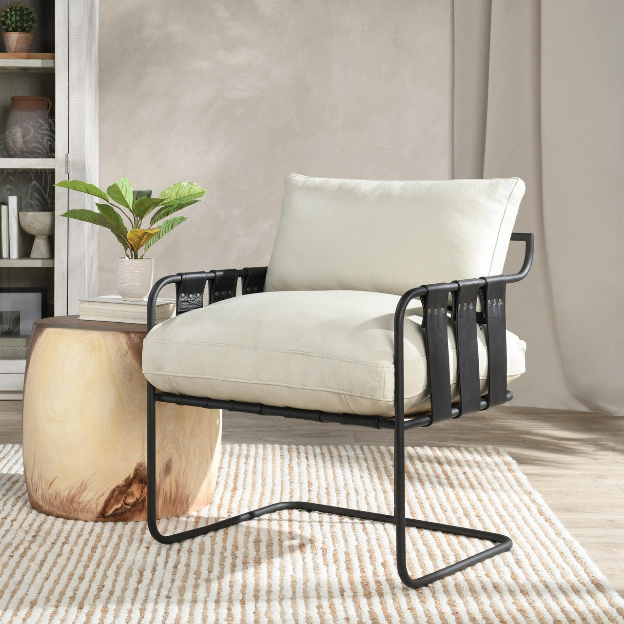 Toluca Leather Accent Chair