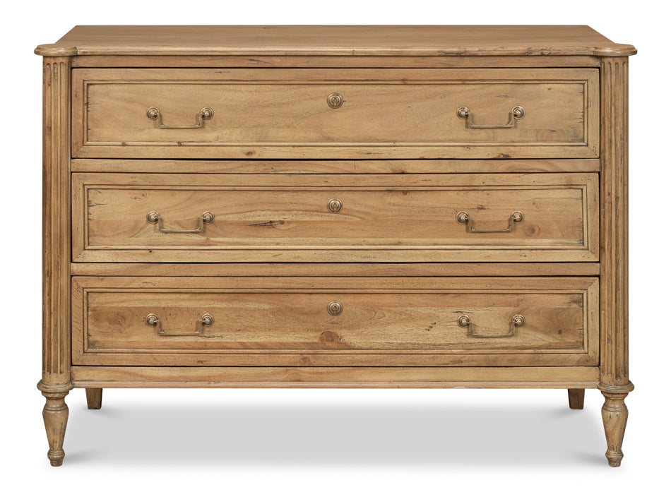 Chamberlain Chest Of Drawers, Driftwood by Sarreid Ltd - view 2