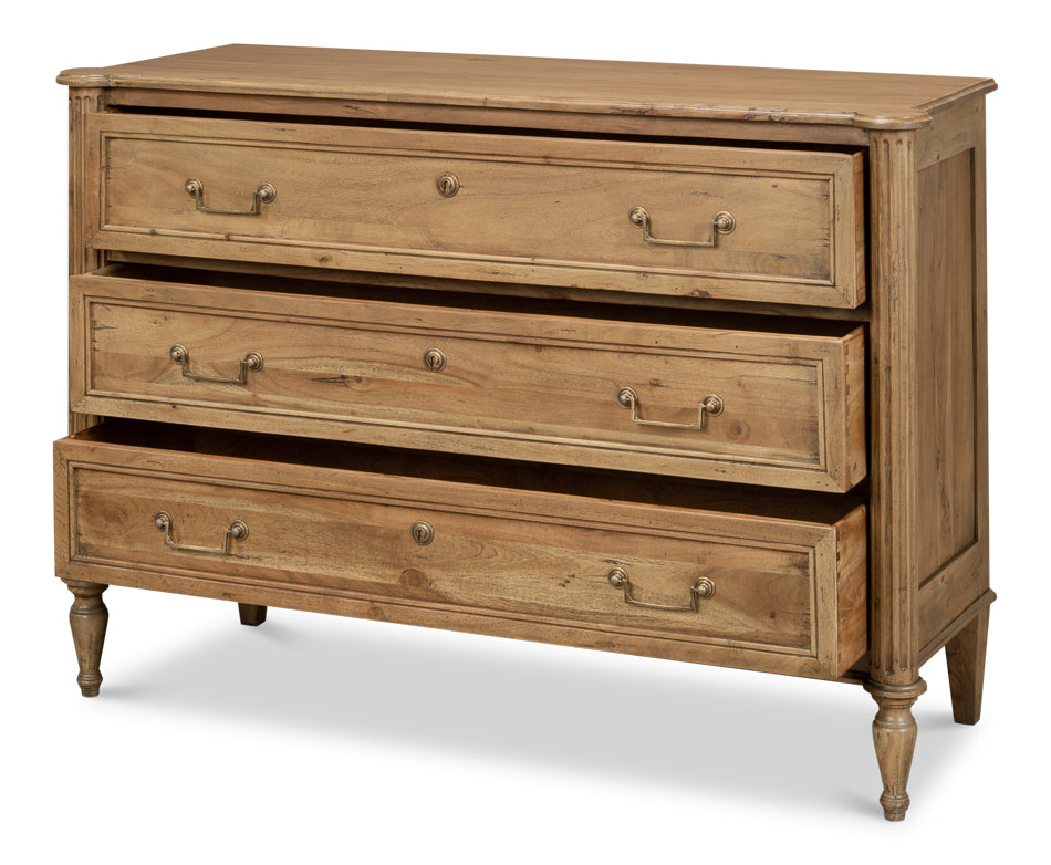 Chamberlain Chest Of Drawers, Driftwood by Sarreid Ltd - view 3