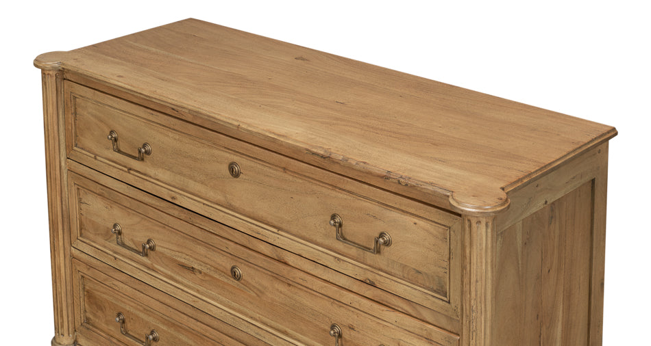 Chamberlain Chest Of Drawers, Driftwood by Sarreid Ltd - view 4
