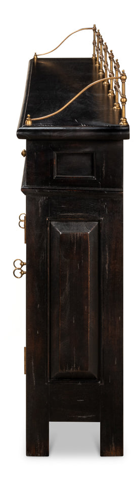 Covent Gardens Sideboard, Ebony by Sarreid Ltd - view 9