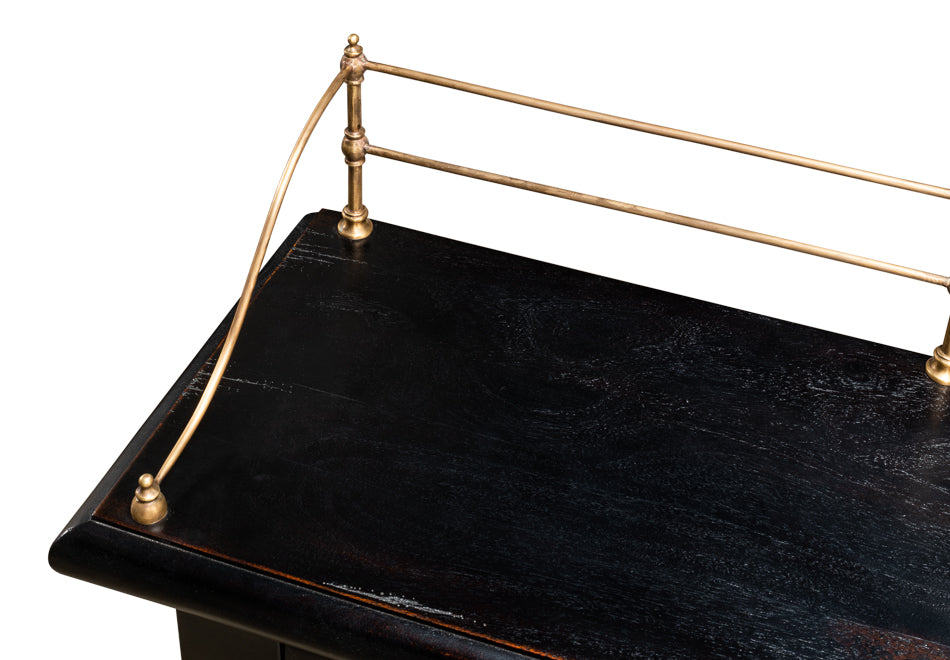 Covent Gardens Sideboard, Ebony by Sarreid Ltd - view 5