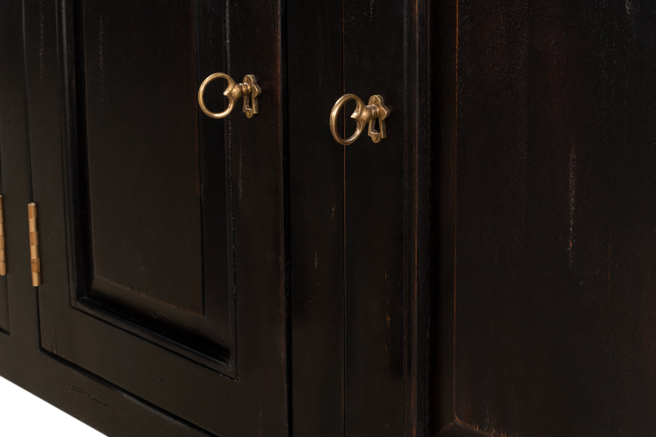 Covent Gardens Sideboard, Ebony by Sarreid Ltd - view 7