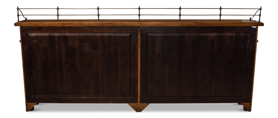 Covent Gardens Sideboard, Fruitwood by Sarreid Ltd - view 8