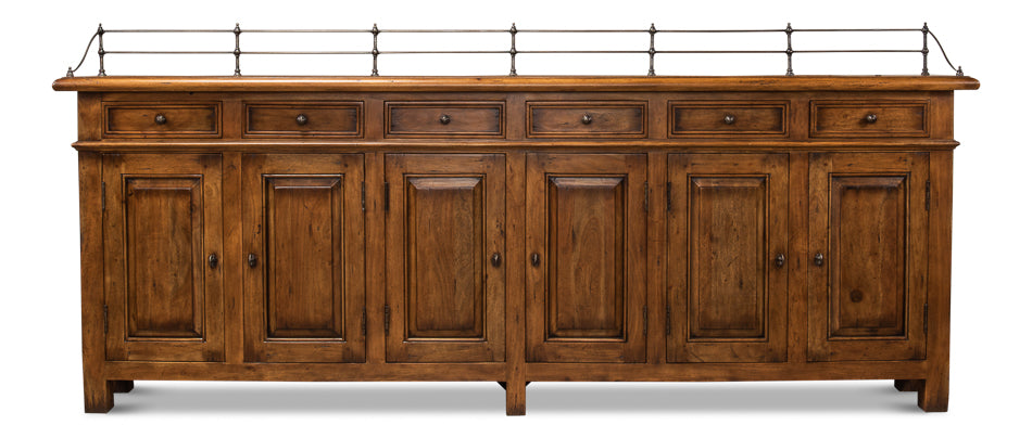 Covent Gardens Sideboard, Fruitwood by Sarreid Ltd - view 2